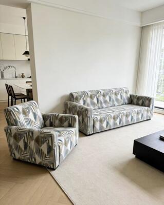 390GSM woven jacquard sofa fabric for home decoration