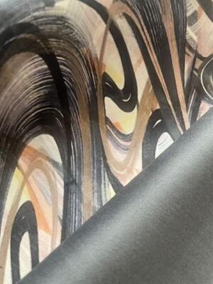 250GSM  abstract digital printing fabric for sofa