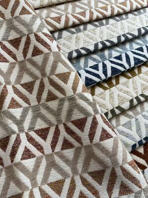 430GSM polyester Gemetry Jacquard Fabric For Home Decoration