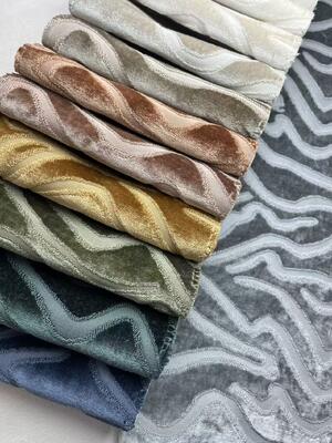 480GSM Jacquard Velvet Sofa Fabric For Home Decoration