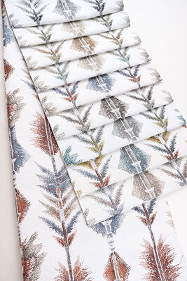 Vintage Arrow American Jacquard Upholstery Fabric