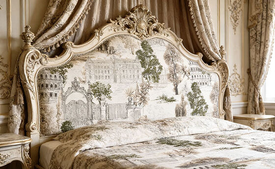 European Noble Classic Castle Jacquard Fabric For Home Textile
