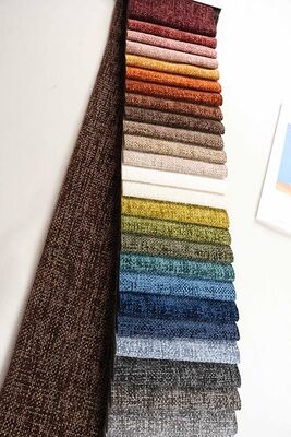 530gsm Plain Single Color Woven Chenille Fabric for Sofa
