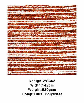520gsm classic stripes Chenille Fabric for upholstery