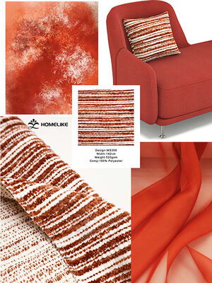 520gsm classic stripes Chenille Fabric for upholstery