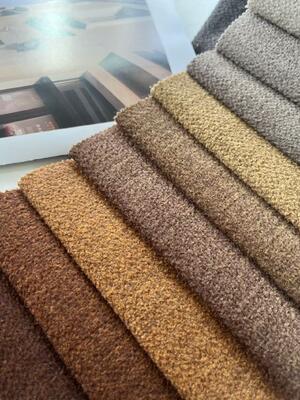 350gsm 100% Polyester Knitted Velvet Sofa Fabric with Custom Color Options for Luxury Upholstery