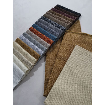 Shrink Resistant Linen Sofa Fabric Dubai Rainbow Fabric Customized For Home