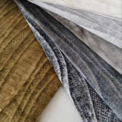 Shrink Resistant Multi Color Upholstery Velvet Fabrics Custom Jacquard Fabric
