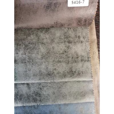 Upholstery Leather Sofa Fabric Flame Retardant With DOT Style