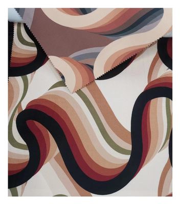 Anti Pill Digital Print Velvet Fabric Elegant For Sofa Fabric Indonesia