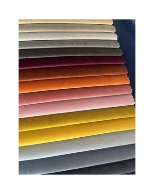 Water Resistant 400gsm Luxury Velvet Curtain Fabric Luxury Upholstery Fabric