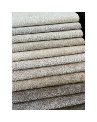 Knitted Upholstery Velvet Fabric Chenille Polyester Fabric For Sofa