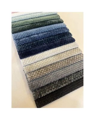 100% Polyester Woven Chenille Fabric 390-500gsm For Sofa Cushion
