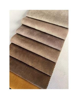 Embossed Holland Velvet Fabric Chenille Shrink Resistant For Wildely Use