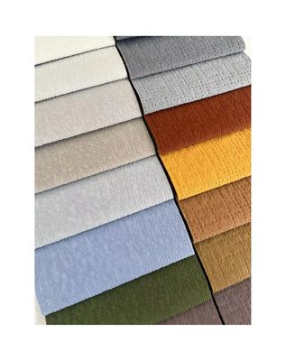 Linen Velvet Sofa Fabric Durable Heavy Duty For Home Decoration
