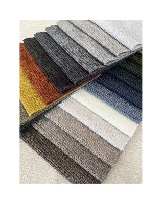 100% Polyester Chenille Woven Fabric Machine Washable For Sofa Cushion