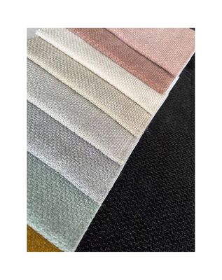Plain Waterproof Chenille Upholstery Fabric Weave Polyester Fabric For Sofa
