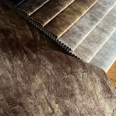 100% Polyester Velvet Sofa Fabric Printed Embossed Velvet Fabric Sofa Fabric Factory