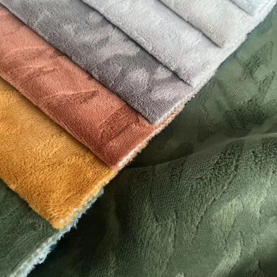 Luxury Velvet Sofa Fabric Plush Velvet Fabric Waterproof For Furniture
