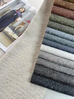 100%Polyester Knitting multi-color tone velvet fabric for sofa