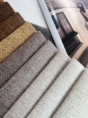 350gsm 100% Polyester Knitted Velvet Sofa Fabric with Custom Color Options for Luxury Upholstery